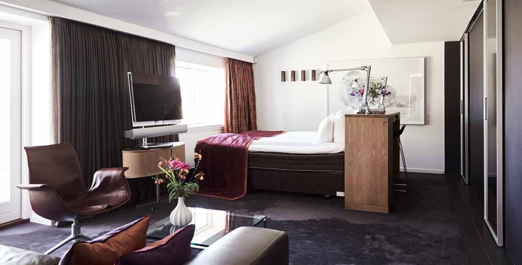 Henne Kirkeby Kro værelse