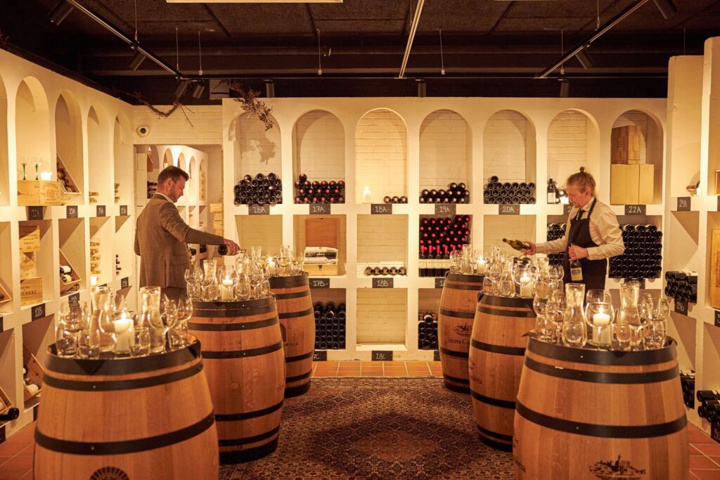 Hotel Viking vinsmagning i vinkælder