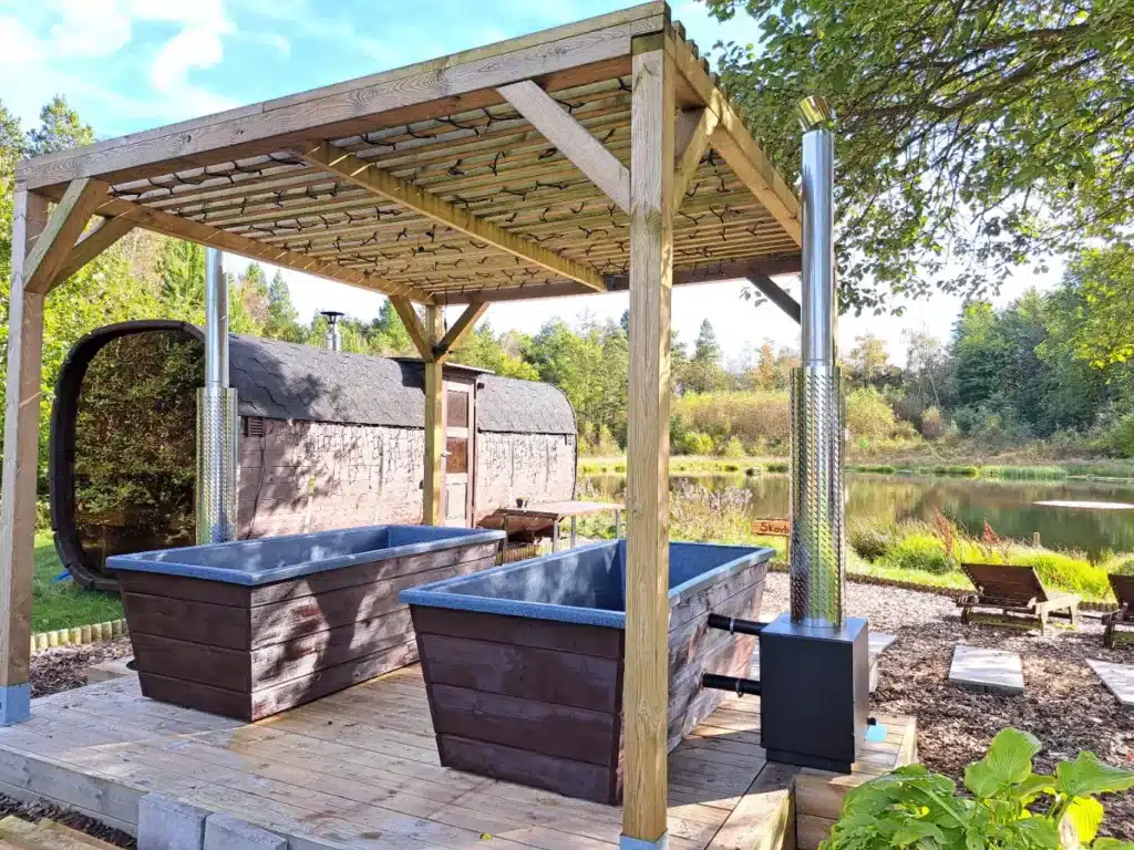 Schellerup Gård opvarmede vildmarkskar